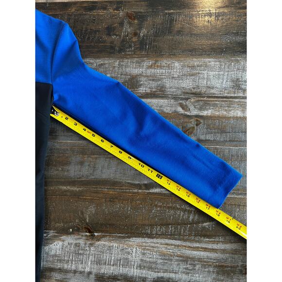 Michael Kors Color block Sheath Dress Size 4 Longsleeve Lined Zip Back - Picture 4 of 8